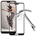 5D Full Size Huawei P20 Tempered Glass Screen Protector - Black