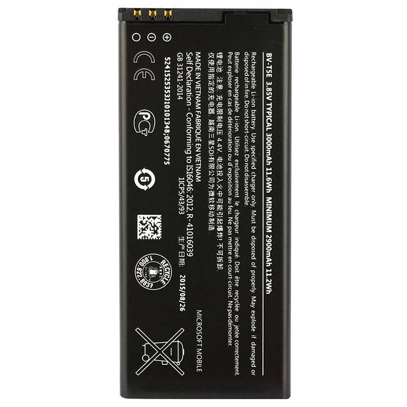 microsoft 950 xl battery