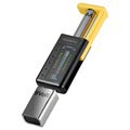 Goobay 46246 Battery Tester with LCD Display - Black / Yellow