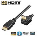 Goobay High Speed HDMI Cable with Ethernet - 270° Rotated