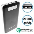 Green Cell PB93 Qualcomm QC 2.0 Power Bank - 20000mAh - Black