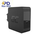 Green Cell PD 3.0 USB-C Smartphone & Laptop Fast Wall Charger - 60W - Black