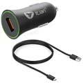 Itian USB Type-C Quick Car Charger - Black