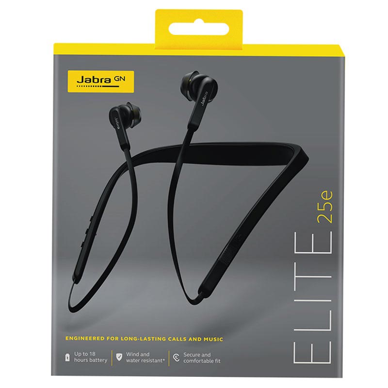 Jabra Elite 25e Wireless Bluetooth Headset - Black