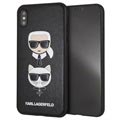 Karl Lagerfeld Karl & Choupette iPhone XS Max Case - Black