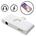iPhone X Lightning & 3.5mm Audio Adapter with Home Button - Gold