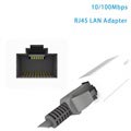 Lightning to RJ45 Ethernet LAN Wired Network Adapter - White