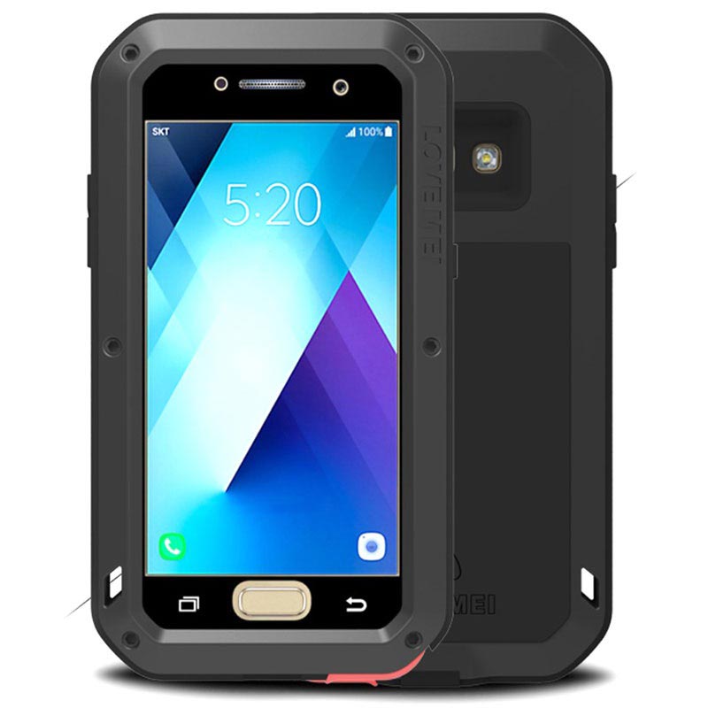 Kers excuus Vooruit Love Mei Powerful Samsung Galaxy A5 (2017) Hybrid Case - Black