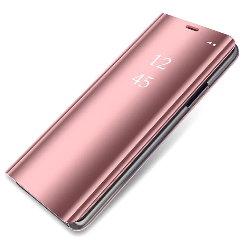 Luxury Mirror View Flip Case for Samsung Galaxy S9 Plus Rose Gold 04022018 03 p