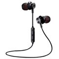 M6 Magnetic Bluetooth In-ear Wireless Headphones - Black