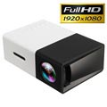Mini Portable Full HD LED Projector YG300 - Black / White