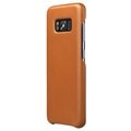 Samsung Galaxy S8 Mujjo Leather Case - Saddle Tan