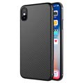 iPhone X Nillkin Synthetic Carbon Fiber Case - Black