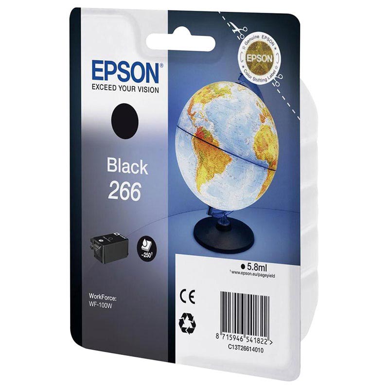 Epson WorkForce WF-100W Ink Cartridge 266 - Black