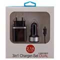 Peter Jäckel 3-in-1 MicroUSB Charging Set