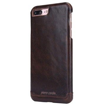 Pierre Cardin Genuine Leather Cover Hard Back Case For Apple iPhone 8 8 Plus 5.5 