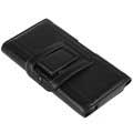 Pierre Cardin Universal Leather Case - L - Black
