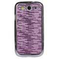 Samsung Galaxy S3 I9300 Plated Hard Case - Purple