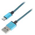 Premium USB 2.0 / MicroUSB Cable - 3m - Blue