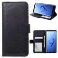 Samsung Galaxy S9+ Premium Wallet Case with Stand Feature - Black