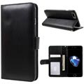 iPhone 7 Plus / iPhone 8 Plus Premium Wallet Case with Stand Feature - Black