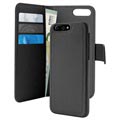 iPhone 7 Plus / iPhone 8 Plus Puro Detachable Wallet Case - Black