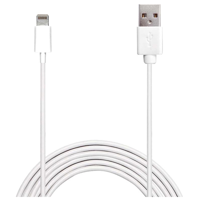 Puro Mfi Certified Lightning Usb Cable Iphone Ipad Ipod White