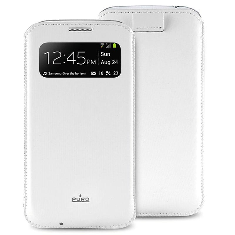 Genuine Samsung EF-CI950BW S View Flip Cover Case for Galaxy S4 S IV i9500 White 