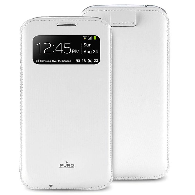 Genuine Samsung EF-CI950BW S View Flip Cover Case for Galaxy S4 S IV i9500 White 
