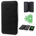Ripa Slim 9000mAh Solar Battery Charger - Black