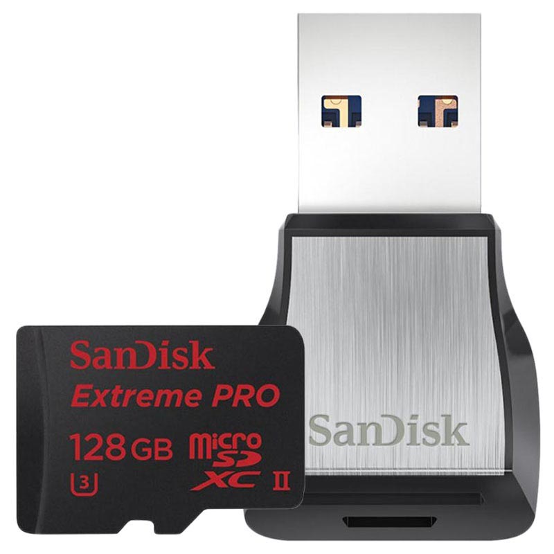 Карта памяти microsd sandisk 128gb extreme pro