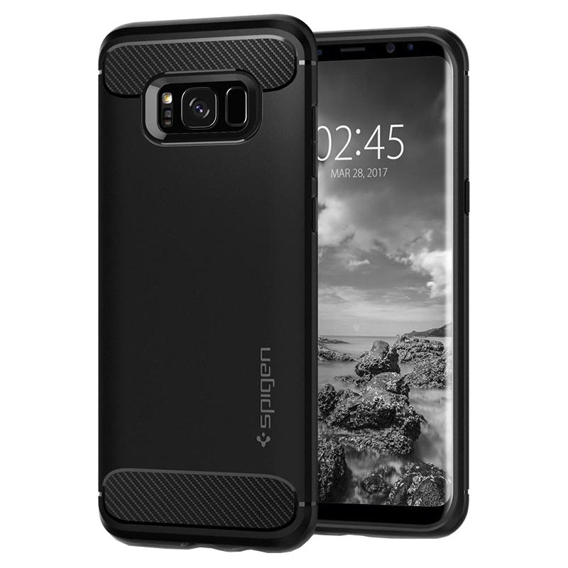 Spigen Rugged Armor Samsung Galaxy S8 Case Matte Black