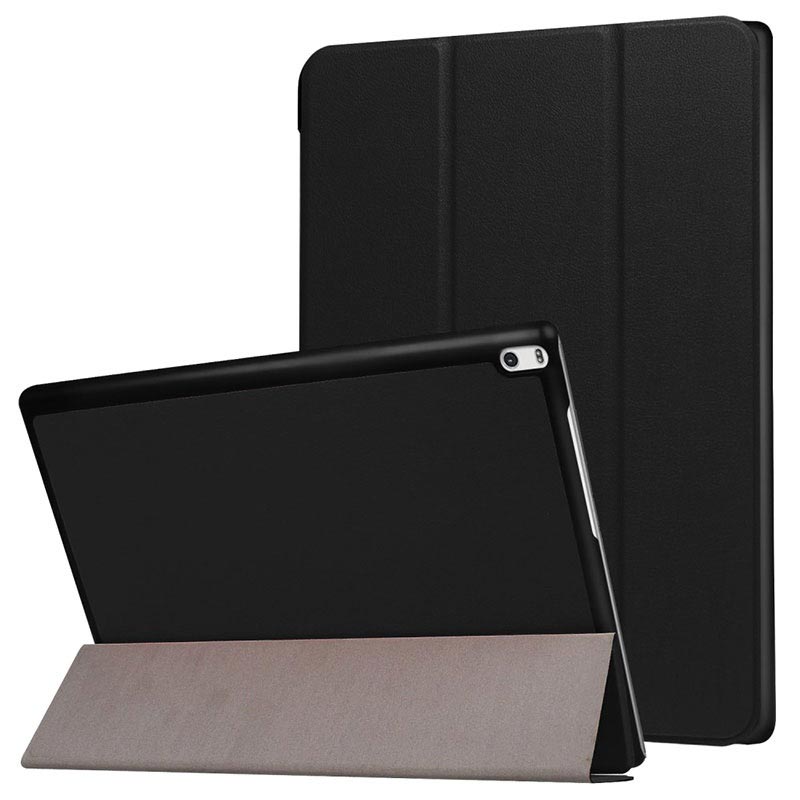 Lenovo Tab 4 10 Plus Tri Fold Case Black Lenovo Tab 4 10 Plus Tri Fold Case Black