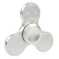 Tri-Wing Fidget Spinner Toy - Silver