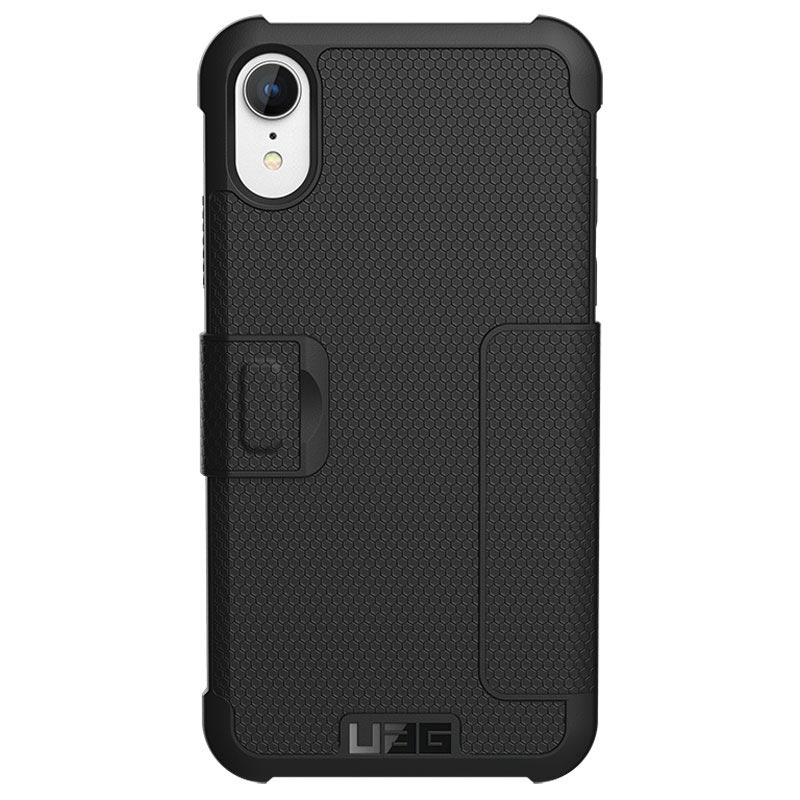 UAG Metropolis iPhone XR Rugged Wallet Case - Black