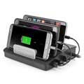 Universal 4-Port Charging Station & Bluetooth Speaker