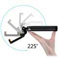 Universal Extendable Selfie Stick & Bluetooth Camera Shutter H611 - Black
