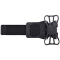 Universal Magnetic Sports Armband for Smartphones - 4"-5.8" - Black