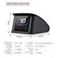 Universal Smart Digital Car HUD Speedometer T600 - Black