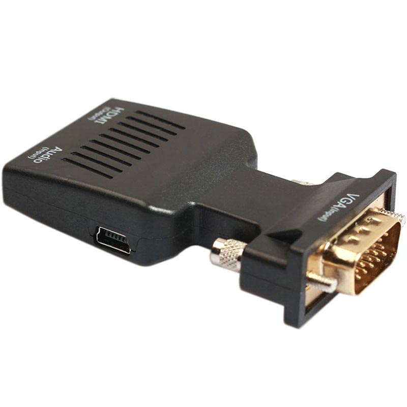 VGA / HDMI Adapter with 3.5mm Audio