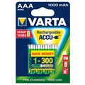 Varta Ready2Use Rechargeable AAA Batteries - 1000mAh