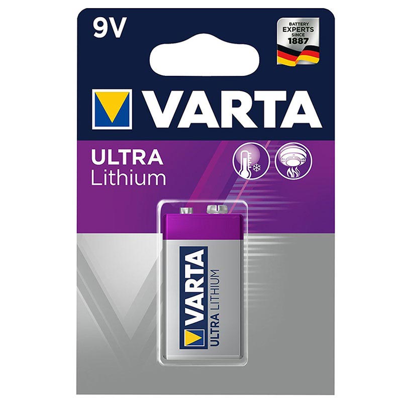 Varta Ultra Lithium 9V Battery 06122301401