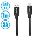 Verbatim Sync & Charge USB-C / USB-A Cable - 1m - Black