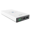 Vinsic 2-in-1 Qi Wireless Charger & Power Bank - 12000 mAh