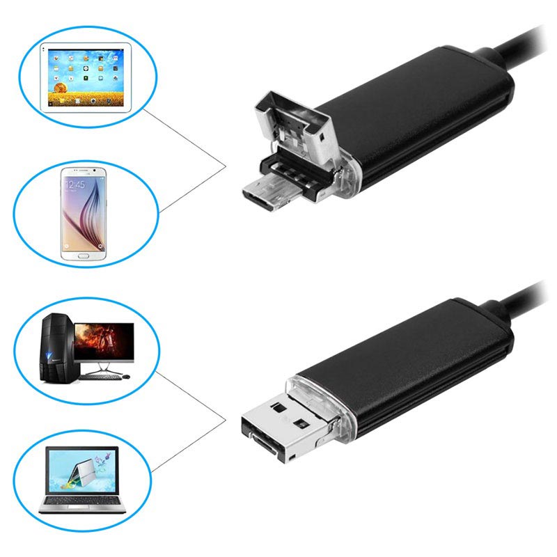 Android Pc Waterproof 8mm Usb Endoscope Camera An99 10m