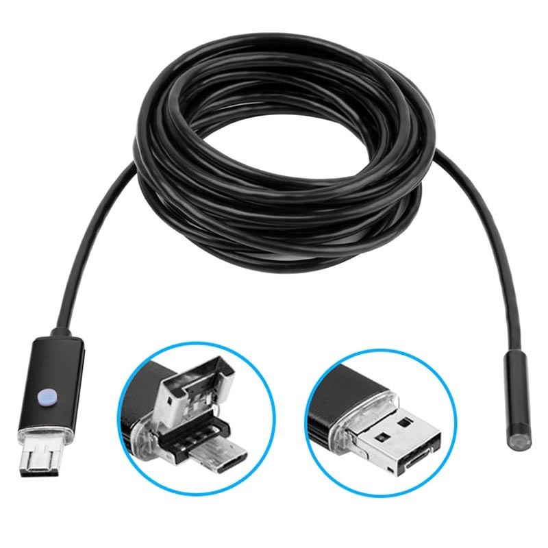 Android Pc Waterproof 8mm Usb Endoscope Camera An99 10m