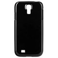Samsung Galaxy S4 I9500, I9505 Xqisit iPlate Glossy Hard Case - Black
