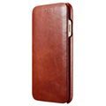 iPhone 7/8/SE (2020) iCarer Curved Edge Vintage Flip Leather Case