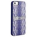 iPhone 5 / 5S / SE Puro Just Cavalli Python Hard Cover - Blue