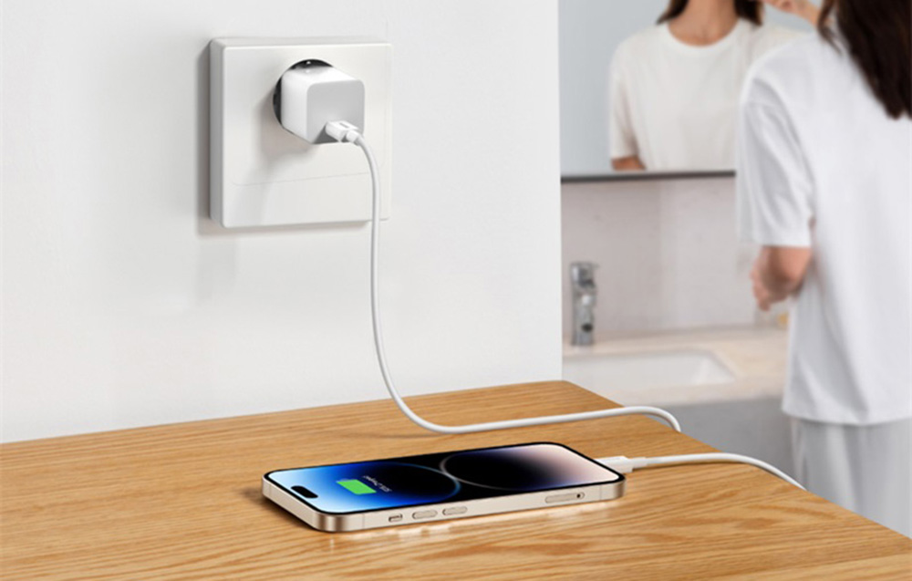 Baseus Mini GaN5 20W USB-C Wall Charger - White